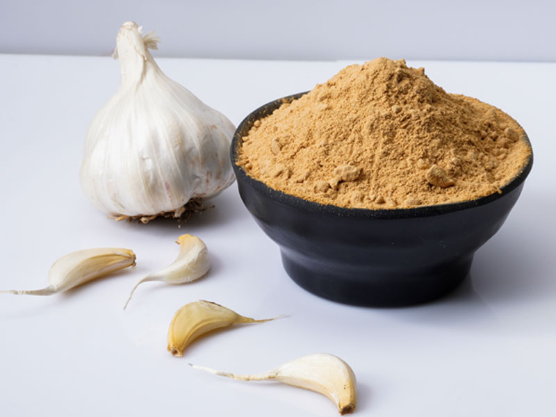 Dehydrated garlic powder